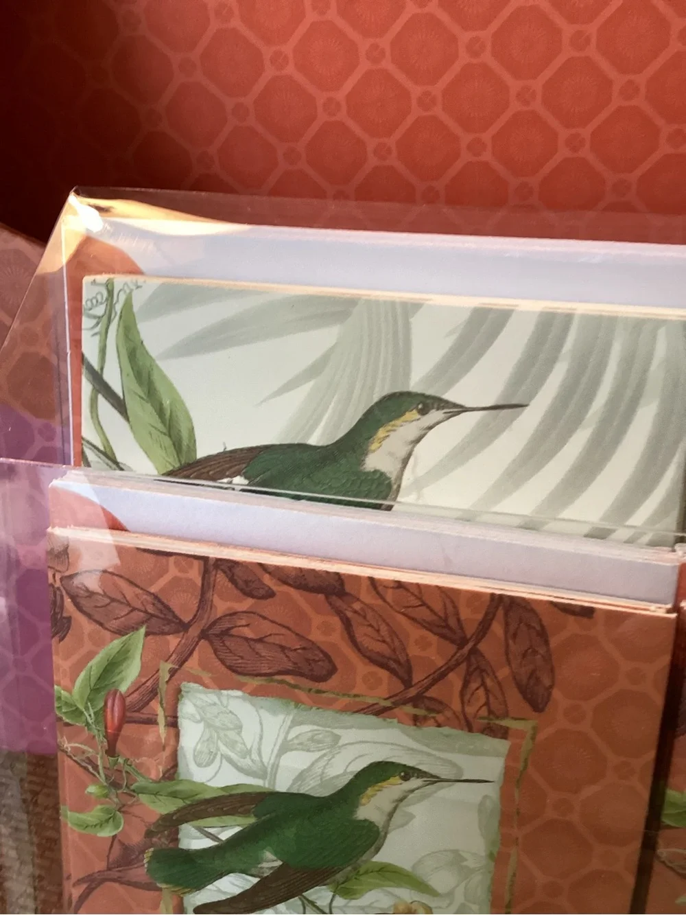 Stationary New, Thank You Cards, in a Purse shaped magnetic box